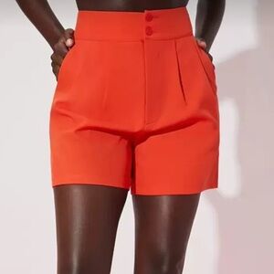 SHEIN Vibrant Orange Women's Shorts